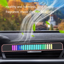 ZHT-YD002 32 Lights RGB Sound Control Music Car Aromatherapy Ambient Light(White)