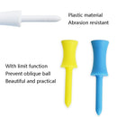 60 PCS PGM QT012 Golf Ribbon Needle Golf Plastic Ball TEE, Random Color Delivery, Specification: 37mm
