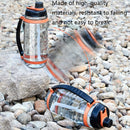 SHOTAY Outdoor Fitness Portable Large Capacity Dtraw Water Cup, Capacity: 2500ml(Orange)