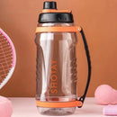 SHOTAY Outdoor Fitness Portable Large Capacity Dtraw Water Cup, Capacity: 3100ml(Orange)