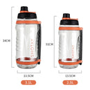 SHOTAY Outdoor Fitness Portable Large Capacity Dtraw Water Cup, Capacity: 3100ml(Orange)
