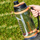 SHOTAY Outdoor Fitness Portable Large Capacity Dtraw Water Cup, Capacity: 3100ml(Orange)