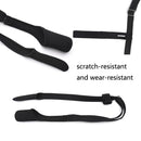 Anti-Slip High-Elastic Fishing Rod Straps And Protective Pole Bag(Black)