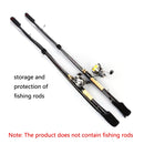 Anti-Slip High-Elastic Fishing Rod Straps And Protective Pole Bag(Black)