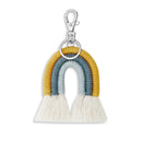 2 PCS Hand-Woven Bohemian Tassel Bag Pendant(Yellow Color K68213)