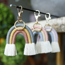 2 PCS Hand-Woven Bohemian Tassel Bag Pendant(Orange Color K68213)