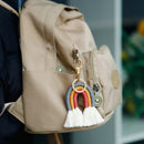 2 PCS Hand-Woven Bohemian Tassel Bag Pendant(Orange Color K68213)