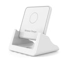 A9189 10W Vertical Wireless Fast Charger with Detachable Mobile Phone Holder(White)