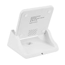 A9189 10W Vertical Wireless Fast Charger with Detachable Mobile Phone Holder(White)