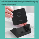 A9189 10W Vertical Wireless Fast Charger with Detachable Mobile Phone Holder(Black)