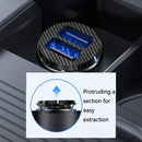 2 PCS C8-K Mini Plastic Dual USB Car Charger With Ambient Light, Current: 4.8A (Black)