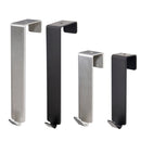 4 PCS Stainless Steel Door Hook Cabinet Bedroom Door Hook, Style: Short Stainless Steel Color