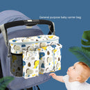 Multifunctional Baby Stroller Storage Bag, Colour: Yellow Zoo