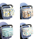 Multifunctional Baby Stroller Storage Bag, Colour: Green Lamb