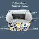 Multifunctional Baby Stroller Storage Bag, Colour: White Alpaca + Lateral Pocket