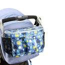 Multifunctional Baby Stroller Storage Bag, Colour: Tibetan Owl + Side Pocket