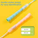 2 PCS Deli F4104 2.8m PVC Bamboo Skipping Rope Student Sports Jumping Rope(Pink)