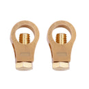 2 Pairs 269 Pure Copper Battery Clip Car Battery Clip(Yellow)