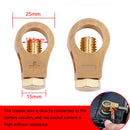 2 Pairs 269 Pure Copper Battery Clip Car Battery Clip(Yellow)