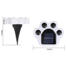 Bear Paw Outdoor Solar LED Courtyard Buried Light(White Light)