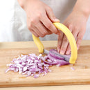 3 PCS Stainless Steel Banana Vegetable Slicer(Yellow)