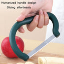 3 PCS Stainless Steel Banana Vegetable Slicer(Yellow)