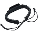 5 PCS B01916 Men Leather Wolf Head Woven Bracelet(Black)