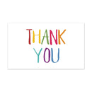1000 PCS Coated Paper Thank You Card Gift Card Packaging English Card(Q27)