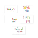 1000 PCS Coated Paper Thank You Card Gift Card Packaging English Card(Q28)