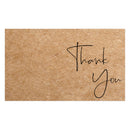 1000 PCS Coated Paper Thank You Card Gift Card Packaging English Card(K3)
