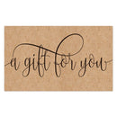 1000 PCS Coated Paper Thank You Card Gift Card Packaging English Card(K9)