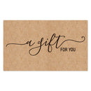 1000 PCS Coated Paper Thank You Card Gift Card Packaging English Card(K10)