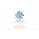 1000 PCS Coated Paper Thank You Card Gift Card Packaging English Card(Q3)