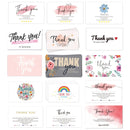 1000 PCS Coated Paper Thank You Card Gift Card Packaging English Card(Q3)