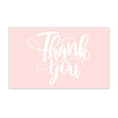 1000 PCS Coated Paper Thank You Card Gift Card Packaging English Card(Q7)