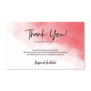1000 PCS Coated Paper Thank You Card Gift Card Packaging English Card(Q15)