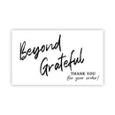 1000 PCS Coated Paper Thank You Card Gift Card Packaging English Card(Q19)