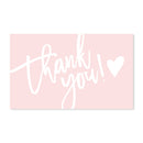 1000 PCS Coated Paper Thank You Card Gift Card Packaging English Card(Q20)