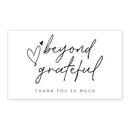 1000 PCS Coated Paper Thank You Card Gift Card Packaging English Card(Q25)