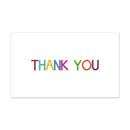 1000 PCS Coated Paper Thank You Card Gift Card Packaging English Card(Q26)