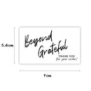1000 PCS Coated Paper Thank You Card Gift Card Packaging English Card(K5)