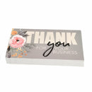 1000 PCS Coated Paper Thank You Card Gift Card Packaging English Card(Q8)