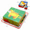 2 Sets 9 Cube Six-Sided Pattern Puzzle 3D Wooden Toys(Fruit)