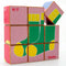 2 Sets 9 Cube Six-Sided Pattern Puzzle 3D Wooden Toys(Traffic)