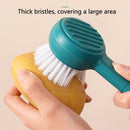 Multifunctional Fruit And Vegetable Cleaning Brush(Yellow)