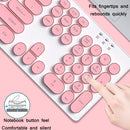 T-WOLF TF770 Mechanical Feel Wireless Gaming Keyboard And Mouse Set(Pink)