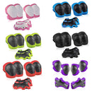 DD-610 6 In 1 Children Riding Sports Protective Gear Set(Purple)