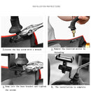5 PCS Bicycle Aluminum Alloy Conversion Bracket Extension Rack(Red)