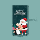 4 Packs Merry Christmas Rectangular Gift Box Seal Stickers(C1)
