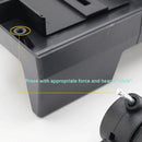 ZJ008 Computer Host Bracket with Brake Movable Tray(Gray White )